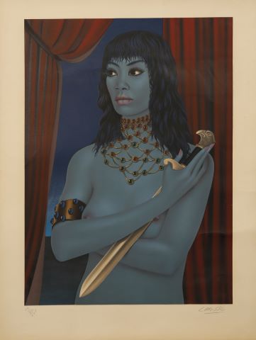Femme à la dague