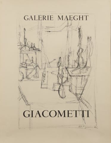 Alberto Giacometti (1901-1966) Affiche...
