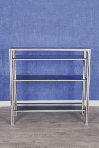 Attribué à Willy Rizzo (1928-2013) Console étagère