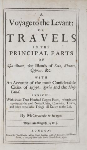 A Voyage to the Levant: or travels in the principal…