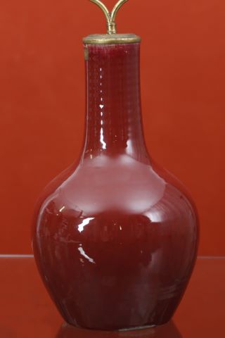 Vase pansu à long col