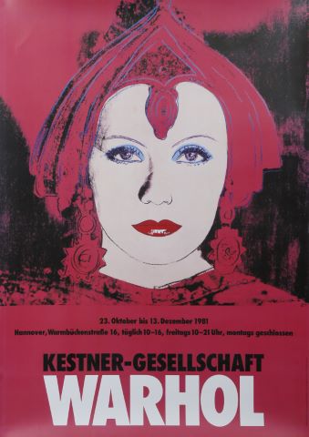 Affiche pour le Kestner Gesellschaft d'Hannovre