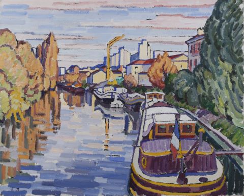 Jean Prevost (né en 1934) Le Canal