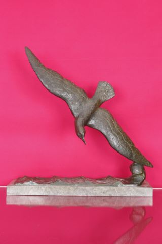 Georges Raoul Garreau (1885-?) Oiseau en vol
