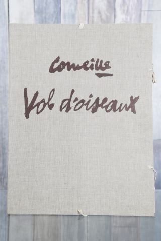Corneille (1922-2010) Vol d’oiseaux à la tombée...