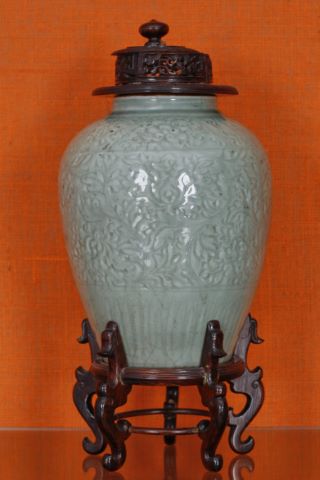 Chine Grand vase couvert
