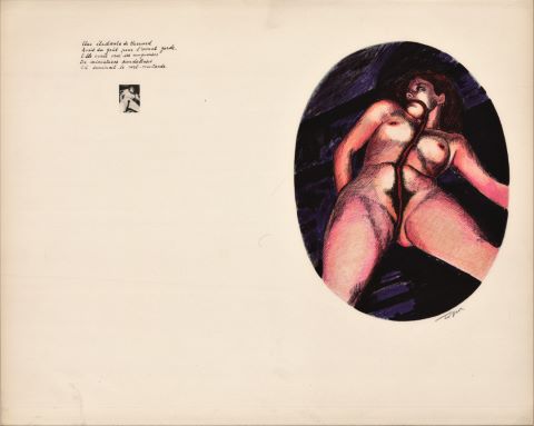 Roland Topor (1938-1997) Une étudiante à Harvard