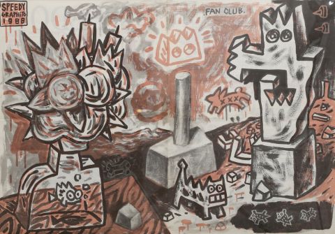 Speedy Graphito (né en 1961) Produit de l’art :...
