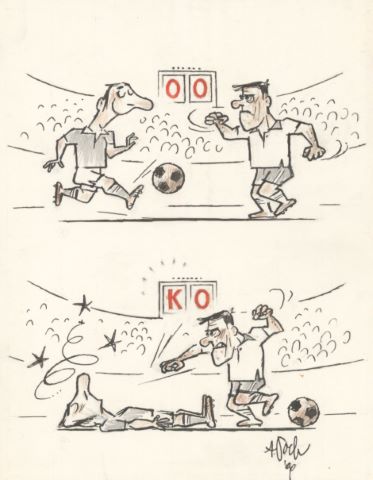 Coupe du monde ITALIA 90 12 dessins de presse...