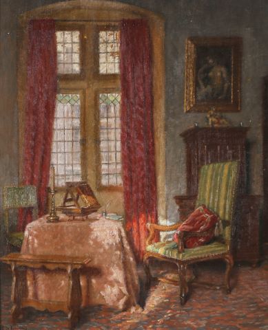 Bureau devant la fenêtre