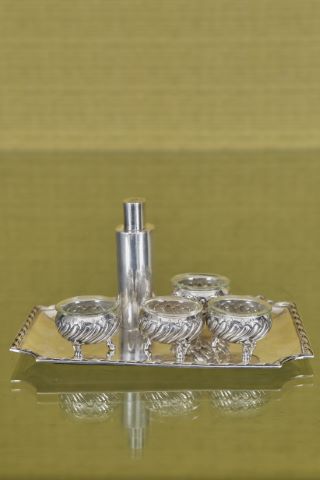 Ensemble en argent comprenant