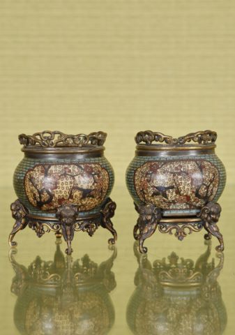 Paire de jardinières