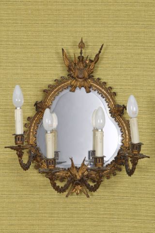 Dans le goût de Barbedienne Applique miroir...