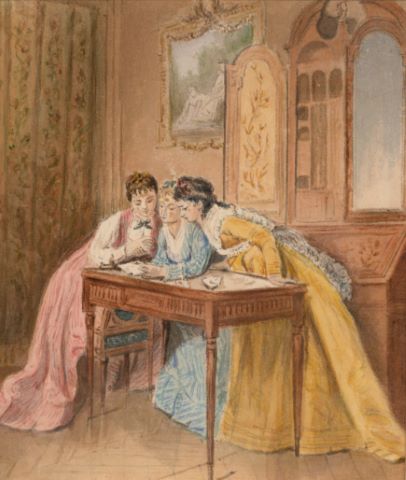 École du début du XXe siècle La Lecture