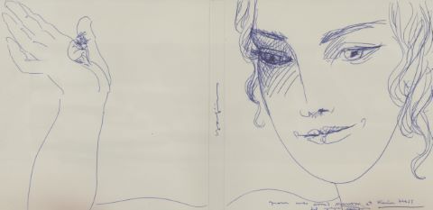 Pepe Yagües (né en 1968) Dessin dédicacé
