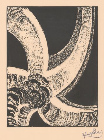 Planche pour quatre histoires en noir et blanc / Čtyři…