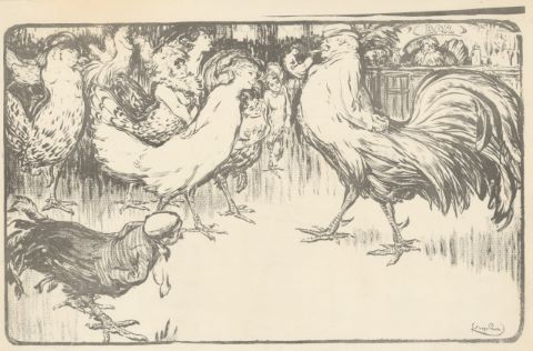 Le Coq et les poulettes