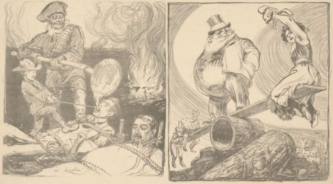 Balançoire & De l’or en v’la, planches parues dans l’Assiette…