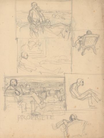 Études pour l’Homme et la Terre (recto/verso)