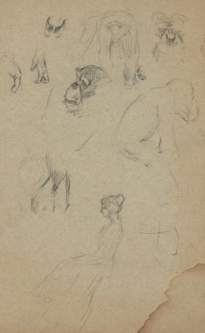 Études de singe (recto/verso)