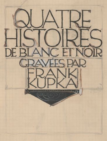 Quatre histoires de blanc et noir gravées par Frank Kupka…