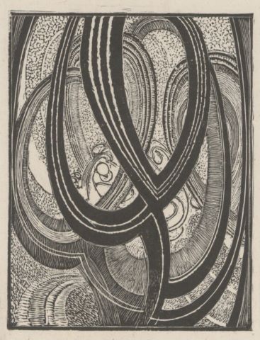 Projet de carton d’invitation d’une exposition à la galerie Povolovzky