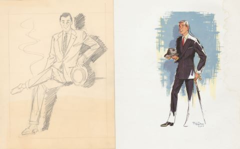 Ensemble d’œuvres originales et photogravures