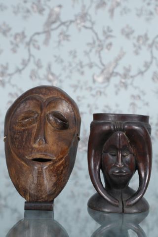 1 masque + 1 coupe anthropomorphe