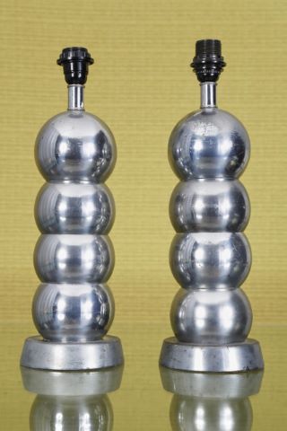 Paire de pieds de lampes