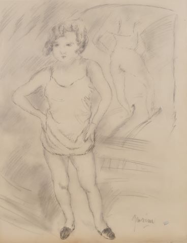 Jeune fille devant un miroir