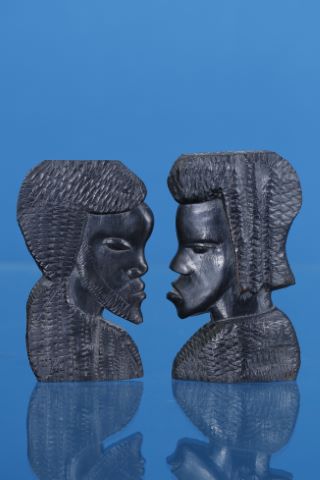 Travail africain Couple de profil