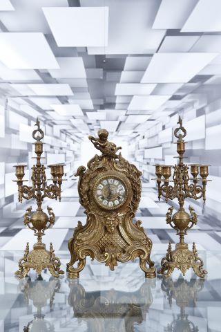 Garniture de cheminée