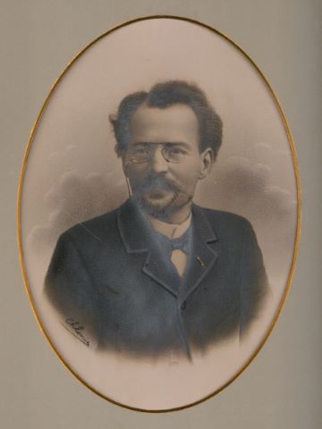 Portrait d’homme encadré (Monsieur Adam)
