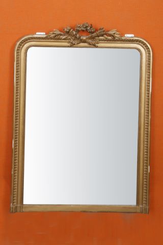 Miroir-trumeau à fronton