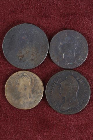 4 monnaies