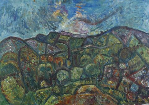 Pinchus Krémègne (1890-1981) Paysage