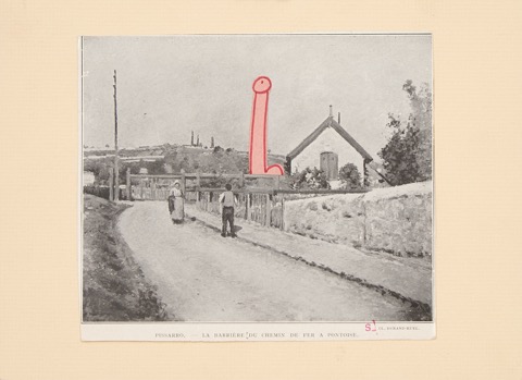 Pisarro - La Barrière du chemin à Pontoise