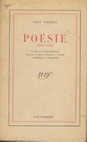 Poésie 1916-1923, ouvrage enrichi d’un envoi et d’un dessin de…