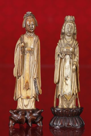 Chine 2 figures de jeunes filles
