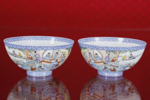 Chine Paire de coupes