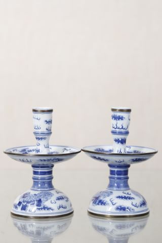 Chine Paire de bougeoirs
