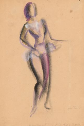 Jean Toth (1899-1972) 2 études de danseuses