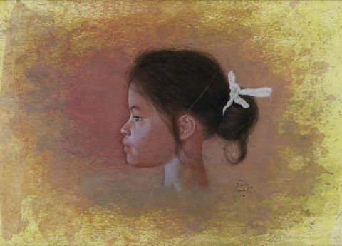 Jean-Charles Bouloc (1930-2014) Portrait de jeune...