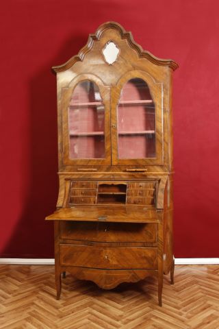 Meuble scriban vitrine