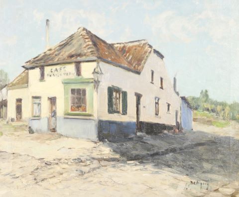 Ernest Betigny (1873-1960) Café au Bienvenu