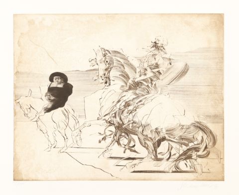 Claude Weisbuch (1927-2014) Don Quichotte...