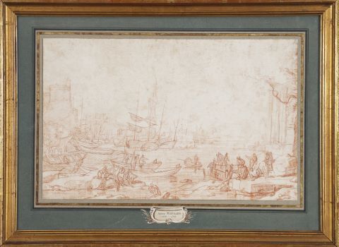 Pêcheurs à l’entrée du port
