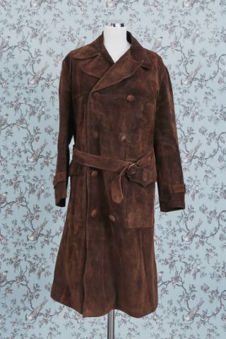 Trench coat croisé d’homme