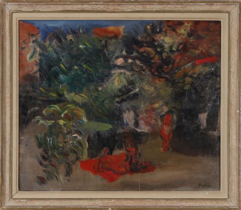 Alfred Aberdam (1894-1963) Figures dans un paysage