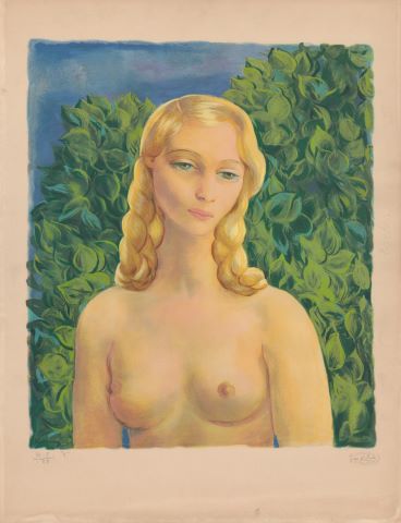 Jeune femme blonde